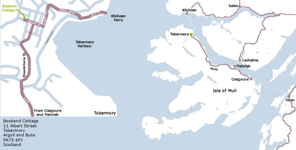 Map of Tobermory and Isle of Mull